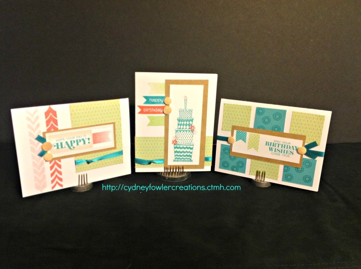 Birthday cards from the Chantilly Workshop on the Go Cards 